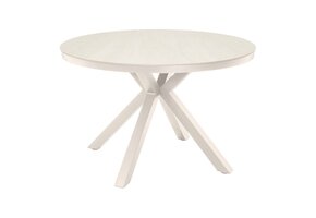 Lesli Living - Tuintafel Davos - Beige - Ø118cm