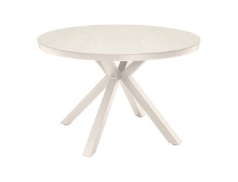 Lesli Living - Tuintafel Davos - Beige - Ø118cm
