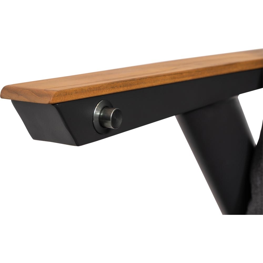 Lesli Living - Loveseat Florence - Zwart - 190x84x94cm