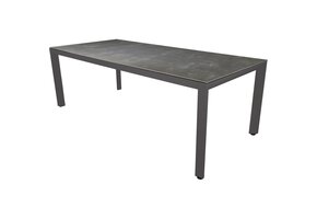 Lesli Living - Tuintafel Mojito - Antraciet - 220x100x74cm