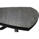 Lesli Living - Tuintafel Mojito - Antraciet - 170x170x74cm