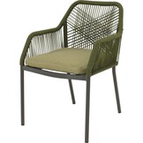 Lesli Living - Bistrostoel Akita - Groen - 56x62x81cm