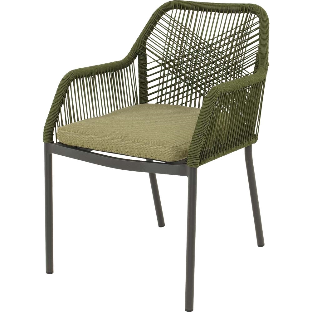 Lesli Living - Bistrostoel Akita - Groen - 56x62x81cm
