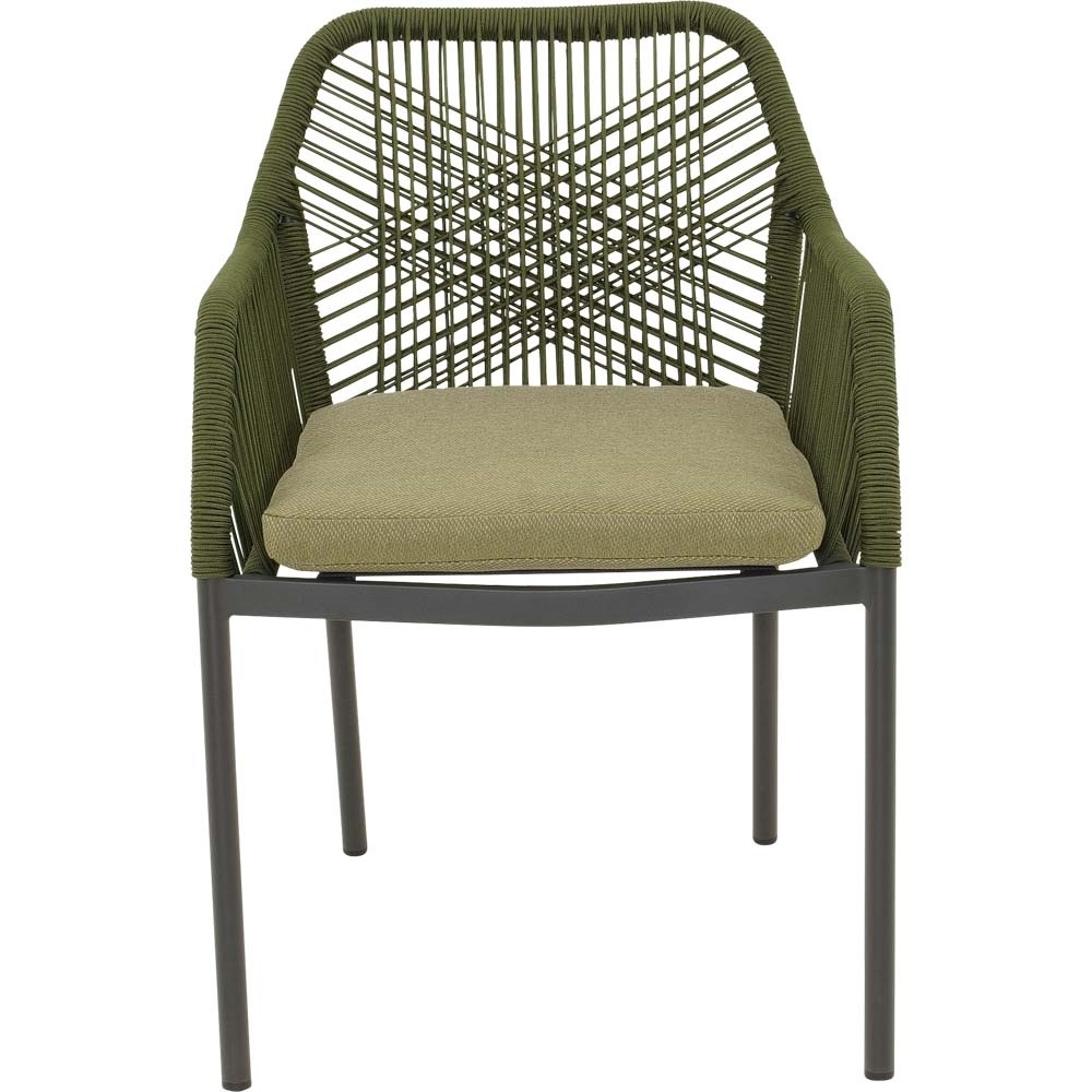 Lesli Living - Bistrostoel Akita - Groen - 56x62x81cm
