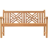 Lesli Living - Loveseat Cross - Zwart - 150x64x92cm