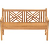 Lesli Living - Loveseat Cross - Zwart - 150x64x92cm