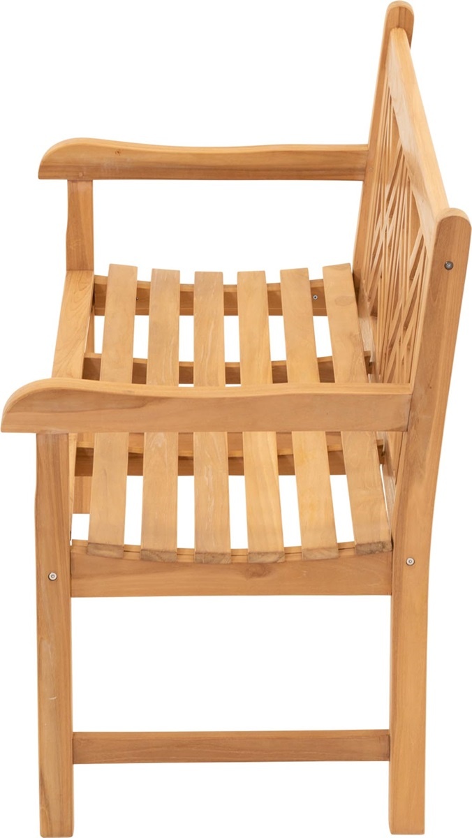 Lesli Living - Loveseat Cross - Zwart - 150x64x92cm