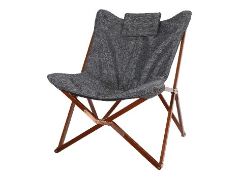 Lesli Living - Bistrostoel grijs - Zwart - 73x85x95cm