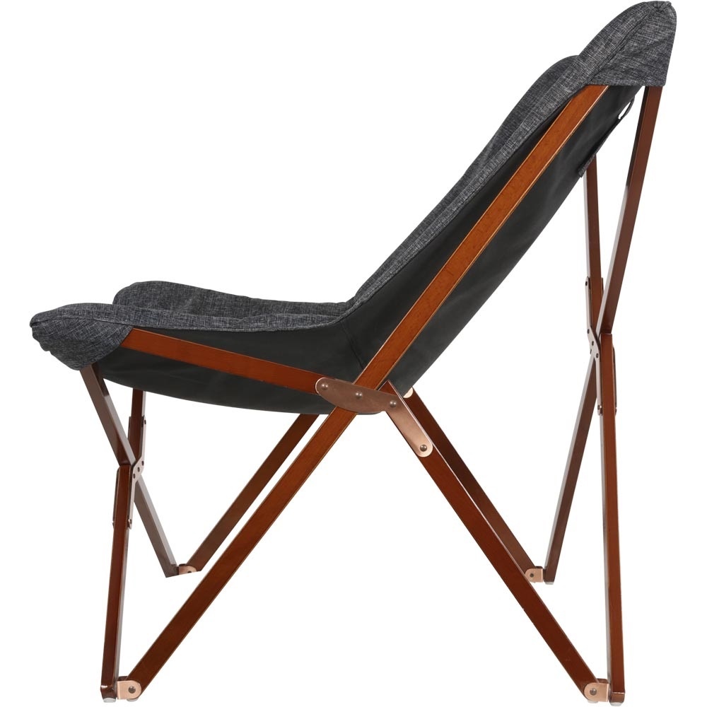 Lesli Living - Bistrostoel grijs - Zwart - 73x85x95cm