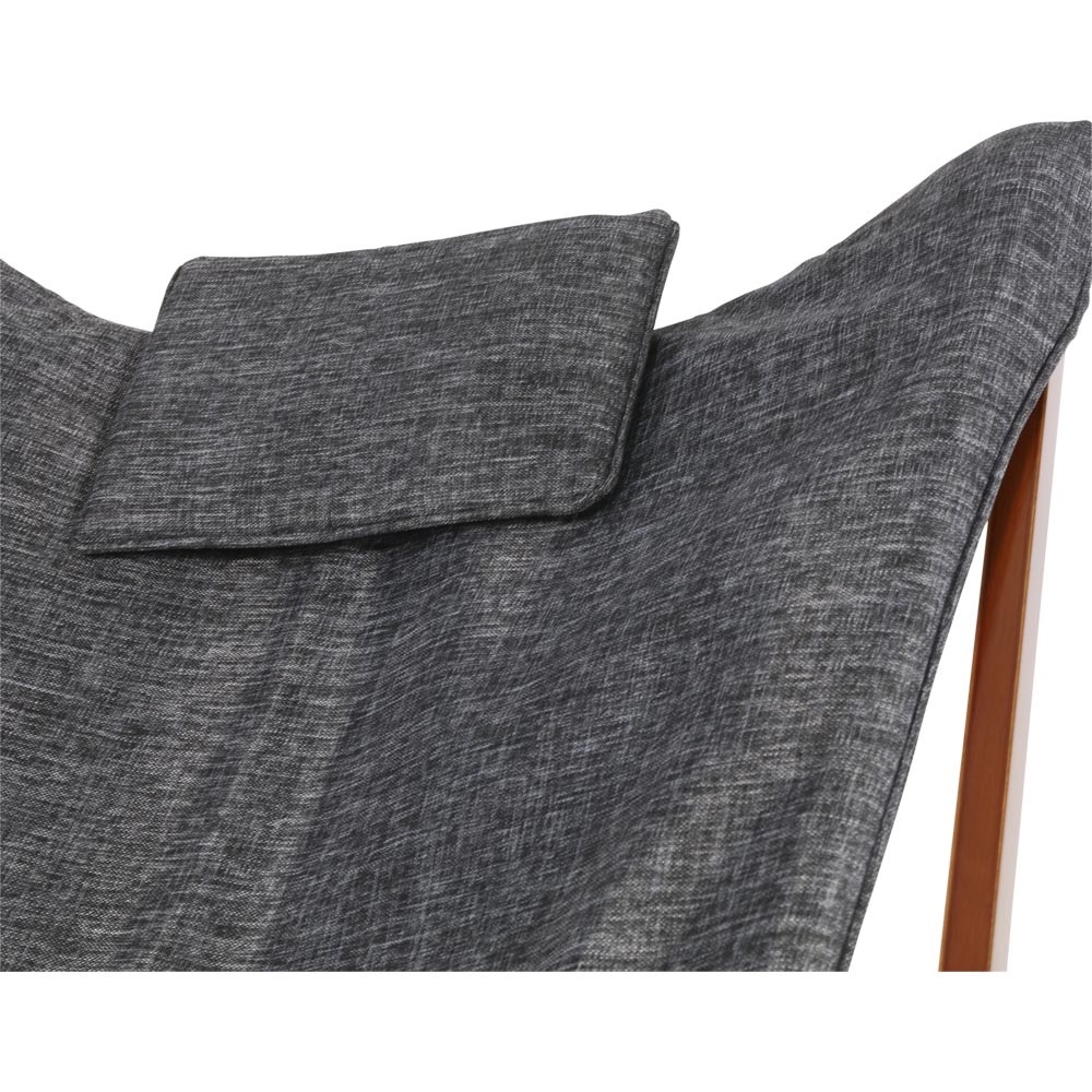 Lesli Living - Bistrostoel grijs - Zwart - 73x85x95cm