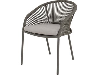 Lesli Living - Bistrostoel Hirado - Grijs - 56,5x60x74cm