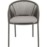 Lesli Living - Bistrostoel Hirado - Grijs - 56,5x60x74cm