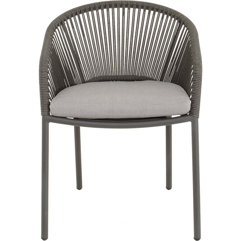 Lesli Living - Bistrostoel Hirado - Grijs - 56,5x60x74cm