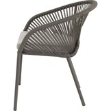 Lesli Living - Bistrostoel Hirado - Grijs - 56,5x60x74cm