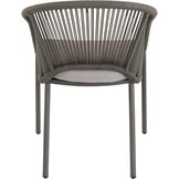 Lesli Living - Bistrostoel Hirado - Grijs - 56,5x60x74cm