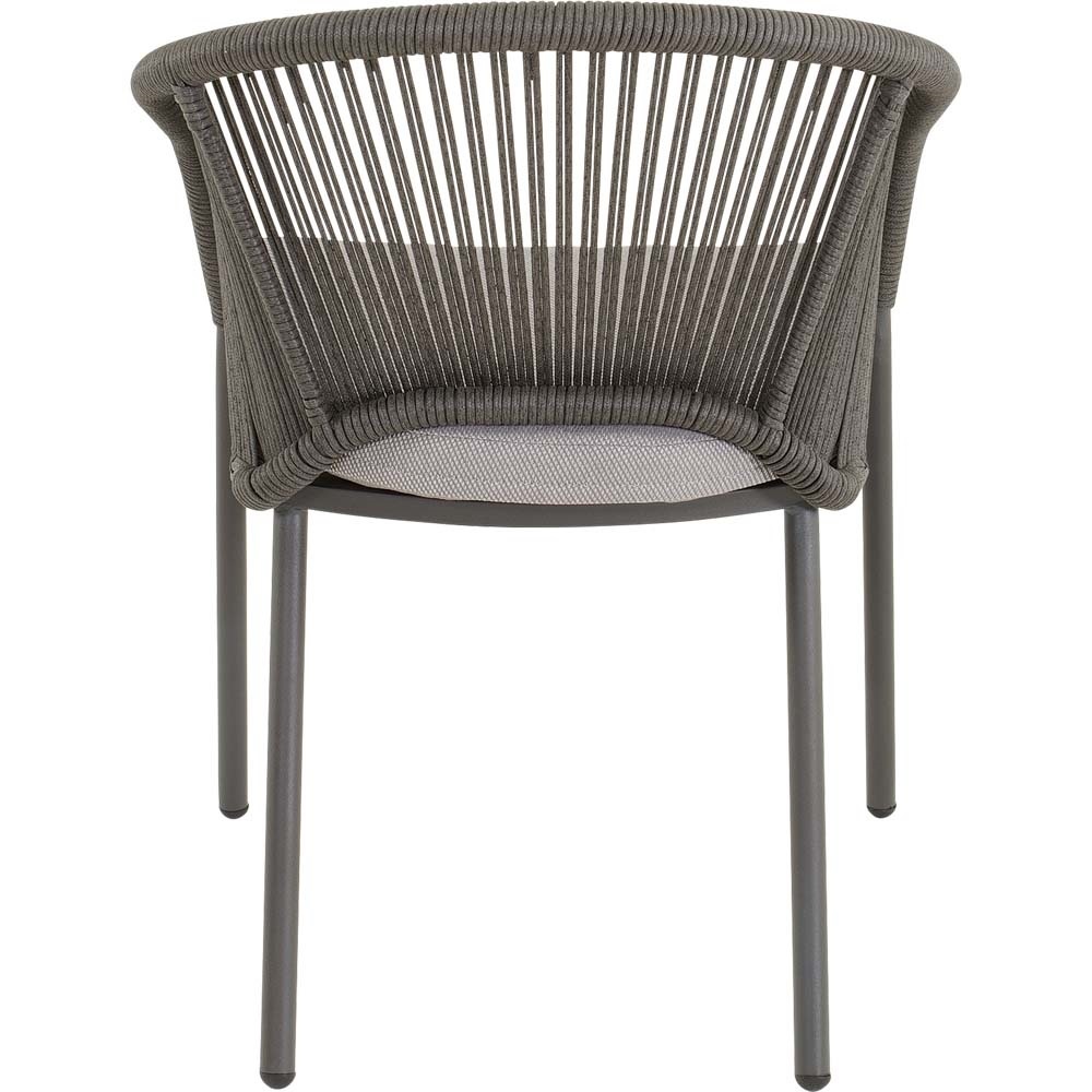 Lesli Living - Bistrostoel Hirado - Grijs - 56,5x60x74cm