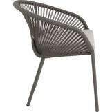 Lesli Living - Bistrostoel Hirado - Grijs - 56,5x60x74cm