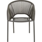 Lesli Living - Bistrostoel Hirado - Grijs - 56,5x60x74cm