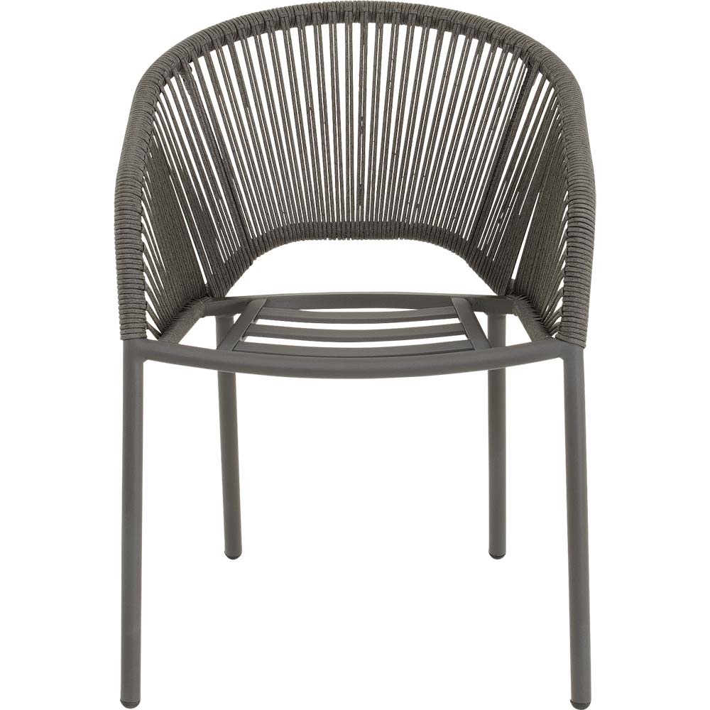 Lesli Living - Bistrostoel Hirado - Grijs - 56,5x60x74cm