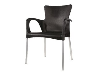 Lesli Living - Bistrostoel Bella - Zwart - 52x55x85cm