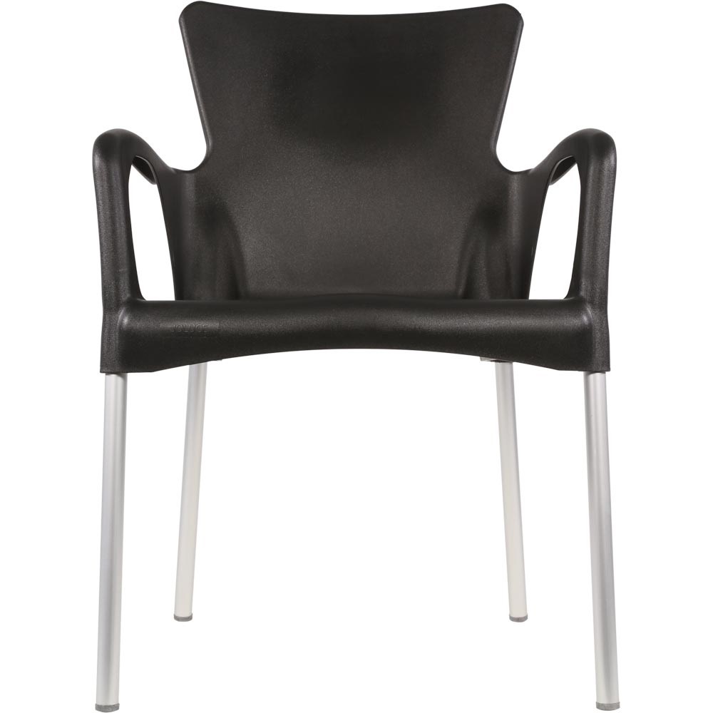 Lesli Living - Bistrostoel Bella - Zwart - 52x55x85cm