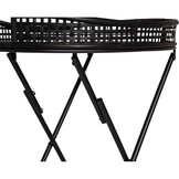 Lesli Living - Tuintafel Levi - Zwart - 55x38x62cm