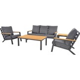 Lesli Living - Loungebank Donnan - Antraciet - 175x99x79cm