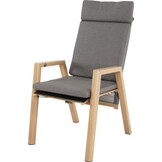 Lesli Living - Bistrostoel Acari - Grijs - 59x65,5x112cm