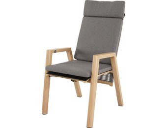 Lesli Living - Bistrostoel Acari - Grijs - 59x65,5x112cm