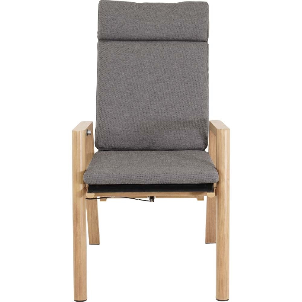 Lesli Living - Bistrostoel Acari - Grijs - 59x65,5x112cm