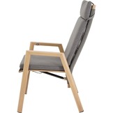 Lesli Living - Bistrostoel Acari - Grijs - 59x65,5x112cm