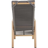 Lesli Living - Bistrostoel Acari - Grijs - 59x65,5x112cm