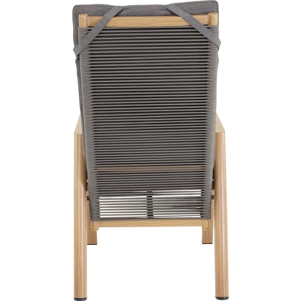 Lesli Living - Bistrostoel Acari - Grijs - 59x65,5x112cm