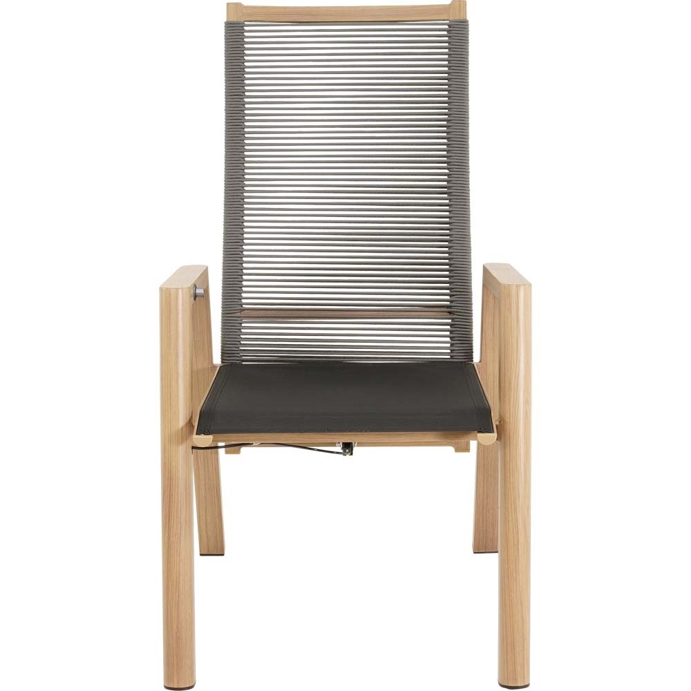 Lesli Living - Bistrostoel Acari - Grijs - 59x65,5x112cm