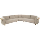 Lesli Living - Loungebank Mezio - Beige - 86x86x28cm
