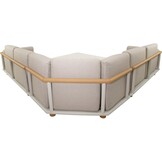 Lesli Living - Loungebank Mezio - Beige - 86x86x28cm
