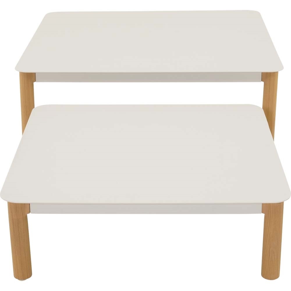 Lesli Living - Loungebank Mezio - Beige - 86x86x28cm