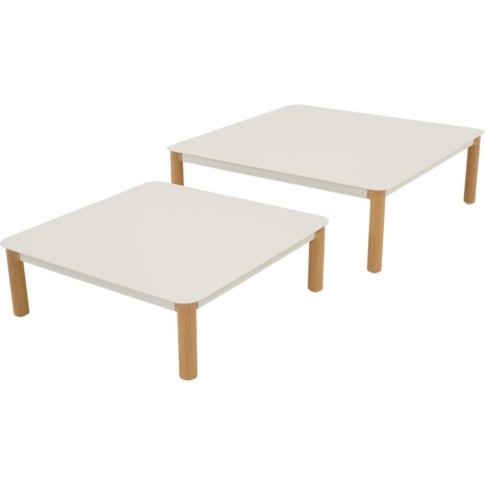Lesli Living - Loungebank Mezio - Beige - 86x86x28cm