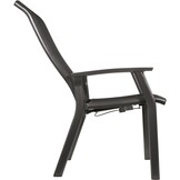 Lesli Living - Bistrostoel Mojito - Antraciet - 63x65x112cm