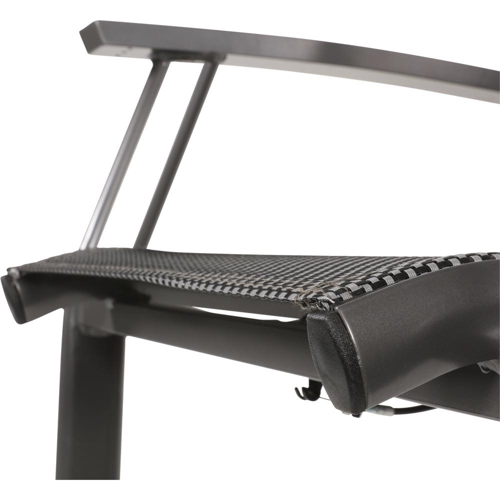 Lesli Living - Bistrostoel Mojito - Antraciet - 63x65x112cm