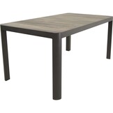 Lesli Living - Tuintafel Castilla - Antraciet - 160x90x74cm