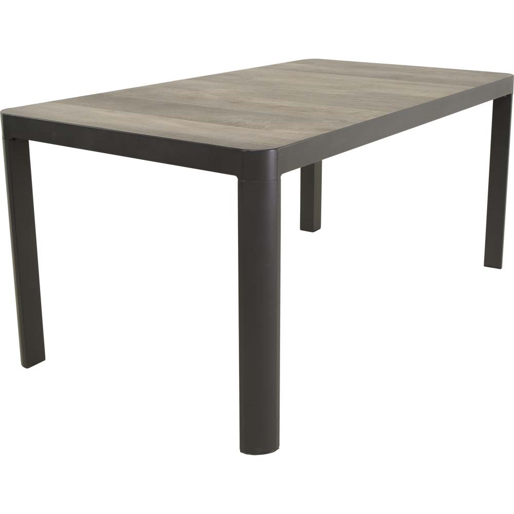 Lesli Living - Tuintafel Castilla - Antraciet - 160x90x74cm