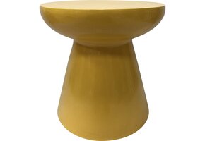 Lesli Living - Tuintafel Vei - Geel - Ø40x40cm