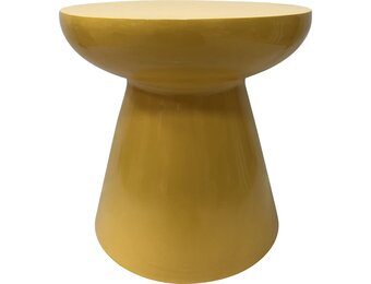 Lesli Living - Tuintafel Vei - Geel - Ø40x40cm