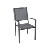 Lesli Living - Bistrostoel Mojito - Antraciet - 55x65x95cm