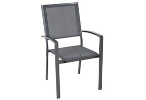 Lesli Living - Bistrostoel Mojito - Antraciet - 55x65x95cm