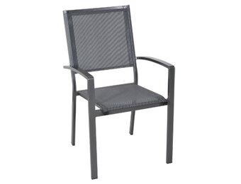 Lesli Living - Bistrostoel Mojito - Antraciet - 55x65x95cm