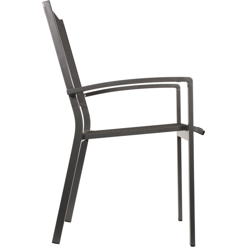 Lesli Living - Bistrostoel Mojito - Antraciet - 55x65x95cm