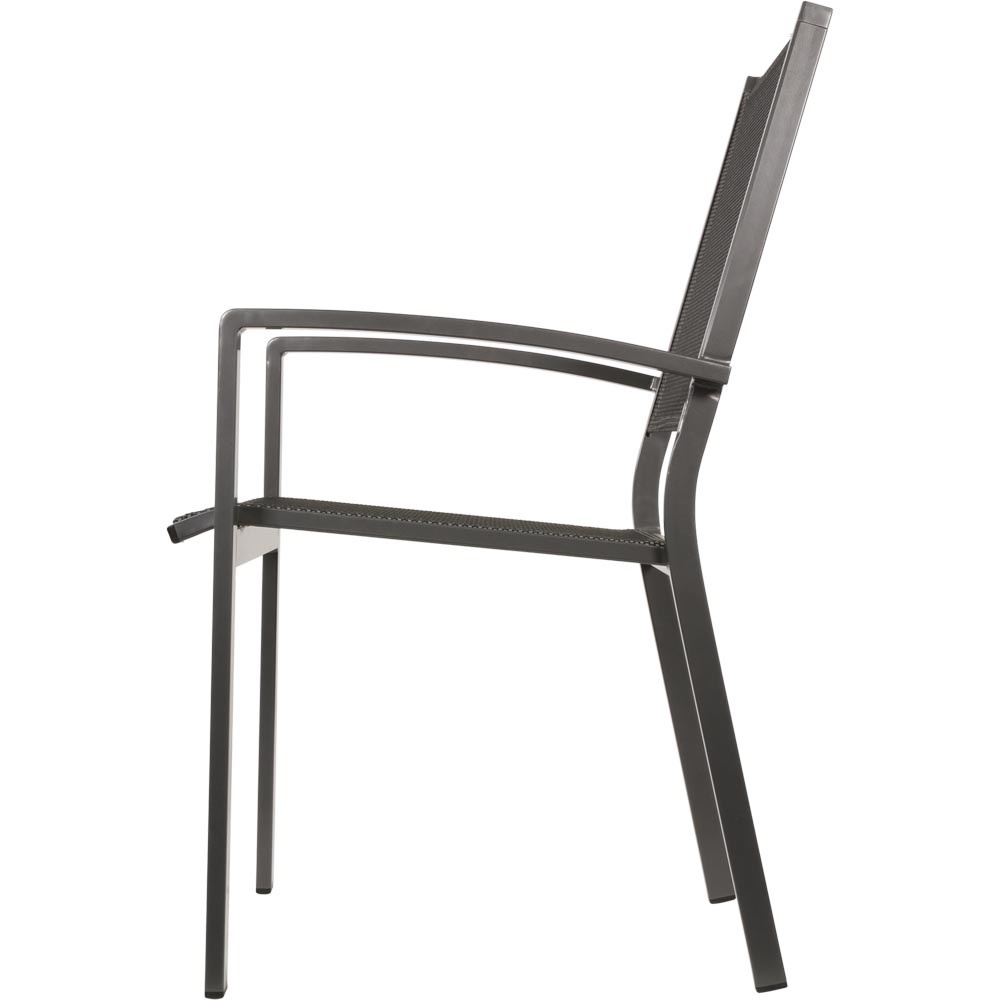 Lesli Living - Bistrostoel Mojito - Antraciet - 55x65x95cm