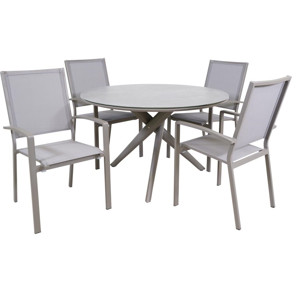 Lesli Living - Bistrostoel Mojito - Antraciet - 55x65x95cm